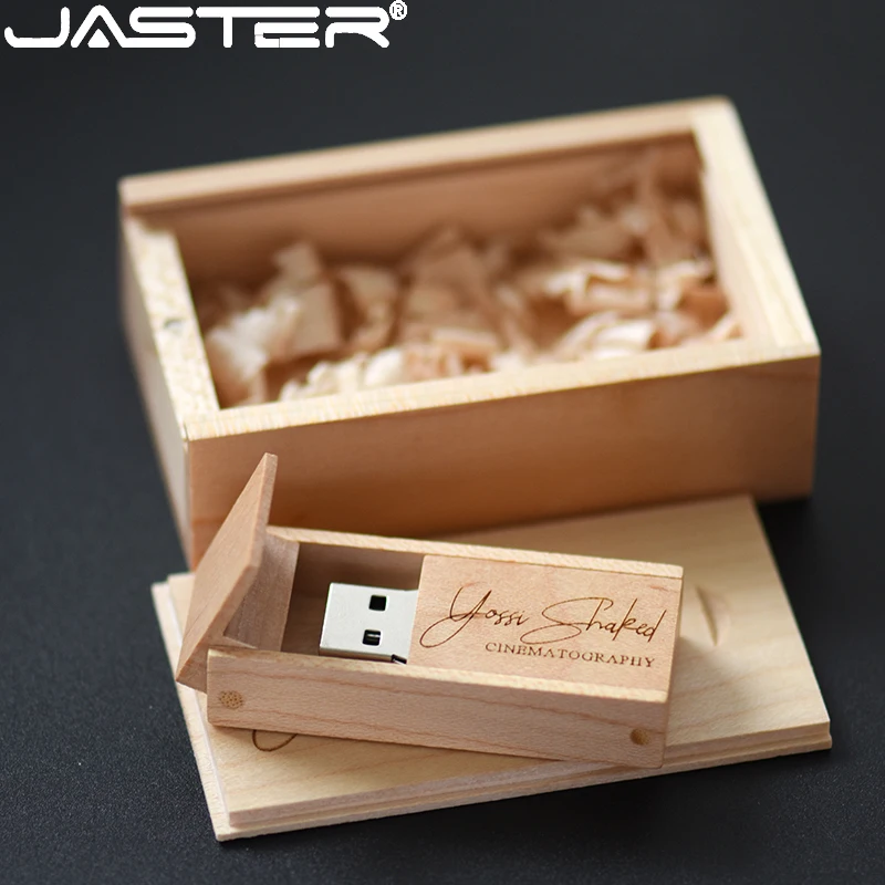 

Флэш-накопитель JASTER в деревянной коробке, 128 ГБ, 32 ГБ, 8 Гб
