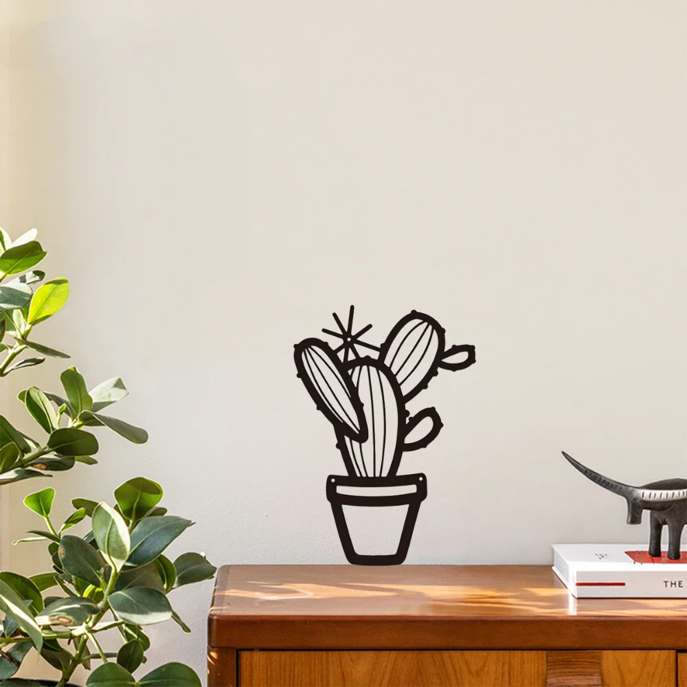 Металлический настенный рисунок со скульптурой кактуса от HELLOYOUNG Стильный