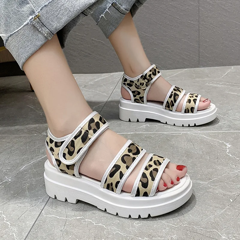 

Sports sandals women's summer 2021 new thick-soled Velcro Roman casual beach shoes womens sandals fashion shoes