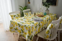 hot selling fruit plants printed waterproof oil proof tablecloth home decor banquet dining table cover pattern nappe de table