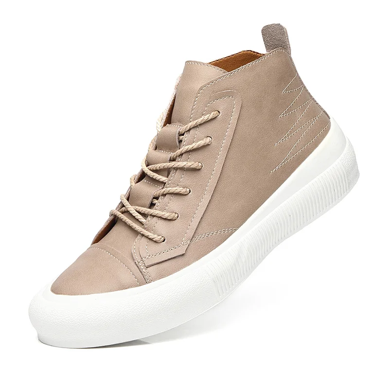 

Natural Cow Leather Men Boots Handmade Retro Winter Shoes Nubuck Waterproof Ankle Snow Boots Top Quality Men Shoes Dropshipping