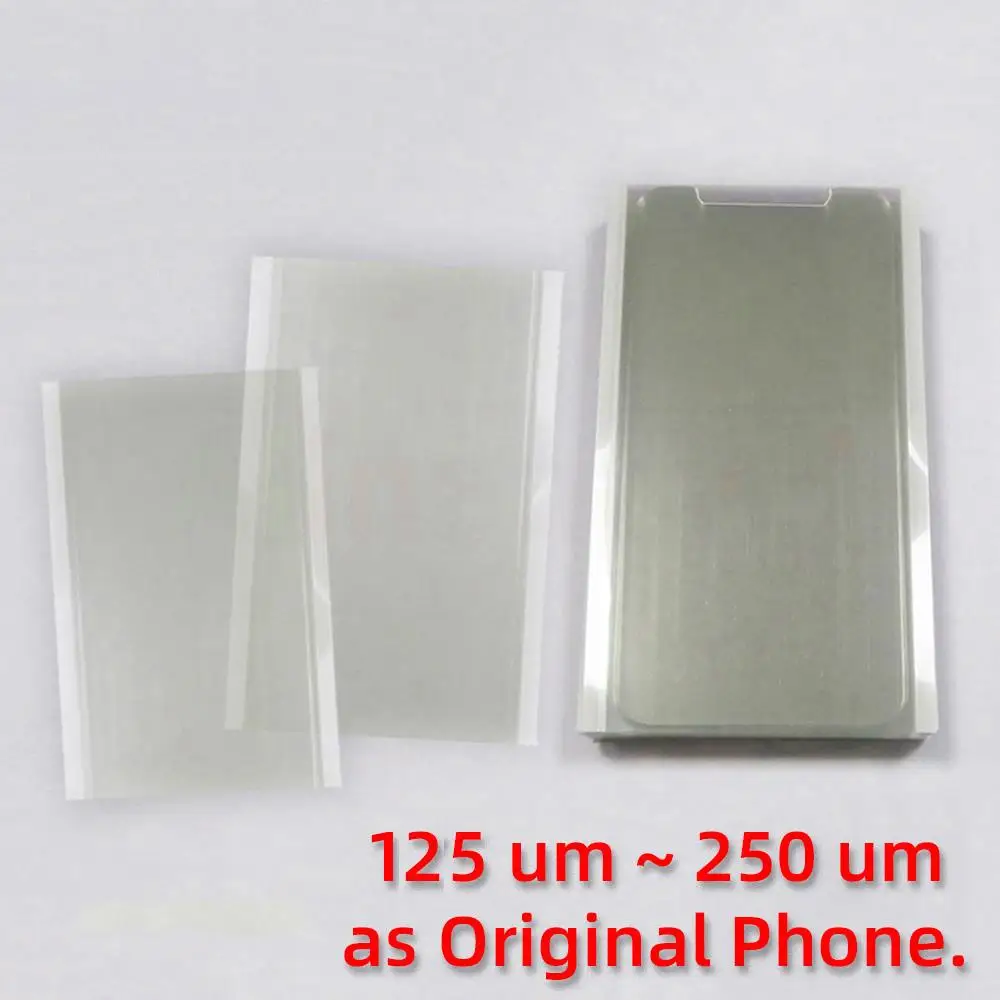 10 Piece Original Screen OCA Optically Clear Adhesive Glue Film For iPhone 5s 6 7 8 6s Plus X Xs XR 11 12 13 Pro Max Phone Part images - 6