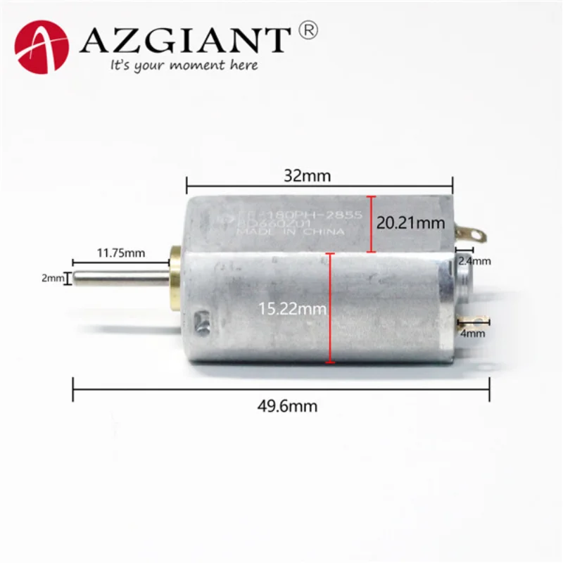 

180 motor 11.75mm shaft length Toy model motor 3V-9V high speed micro DC .motor A3 FF-180PH-2855 razor tooth brush Trimmer
