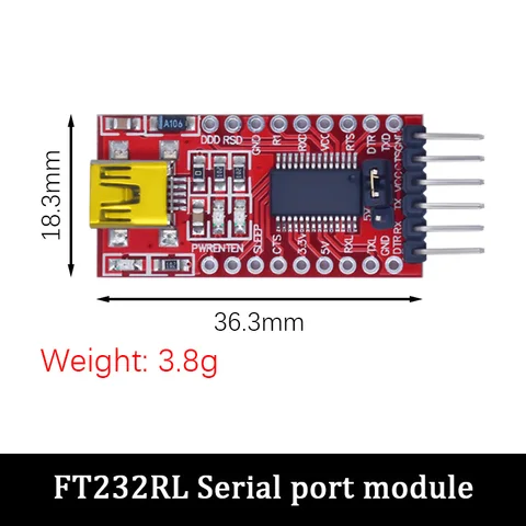 WAVGAT FT232RL USB к TTL Серийный Адаптер Модуль
