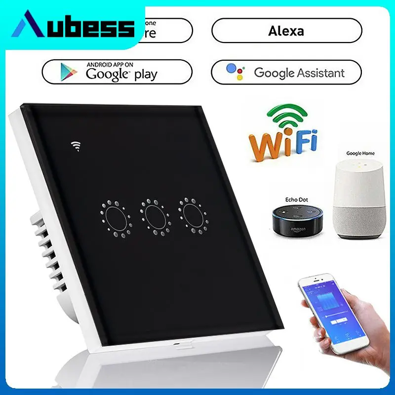 

Для Яндекс-станции Alice Smart Home светильник переключатель Wifi 3-сторонний сенсорный переключатель приложение таймер работа с Siri Alexa Google eWelink
