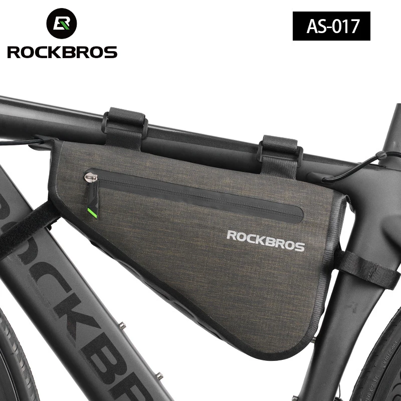 

ROCKBROS Rainproof Bike Bag Large Capacity MTB Road Frame Bag Triangle Pouch Waterproof Caulking Bicycle Bag Pannier Accessories
