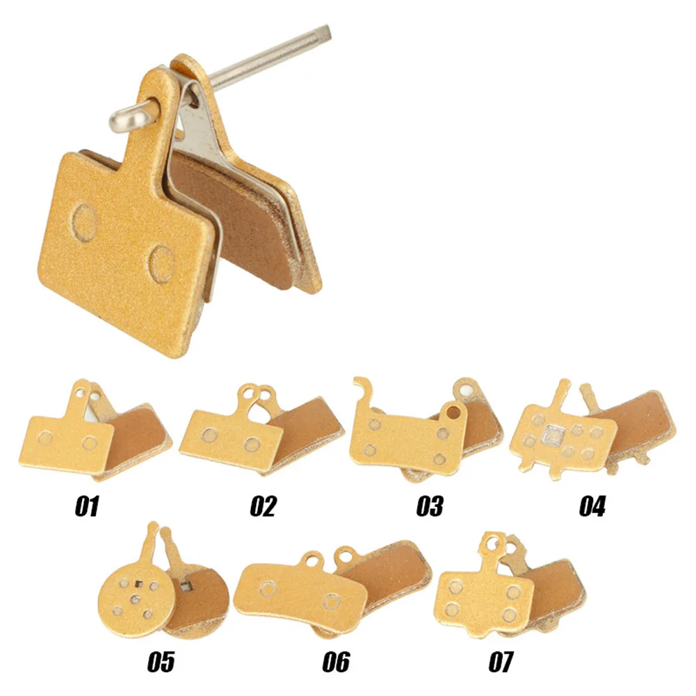 

1 Pair MTB Bicycle Hydraulic Disc Metal Brake Pads For M446/M355/M375/M395 High Performance Low Noise Cycling Components