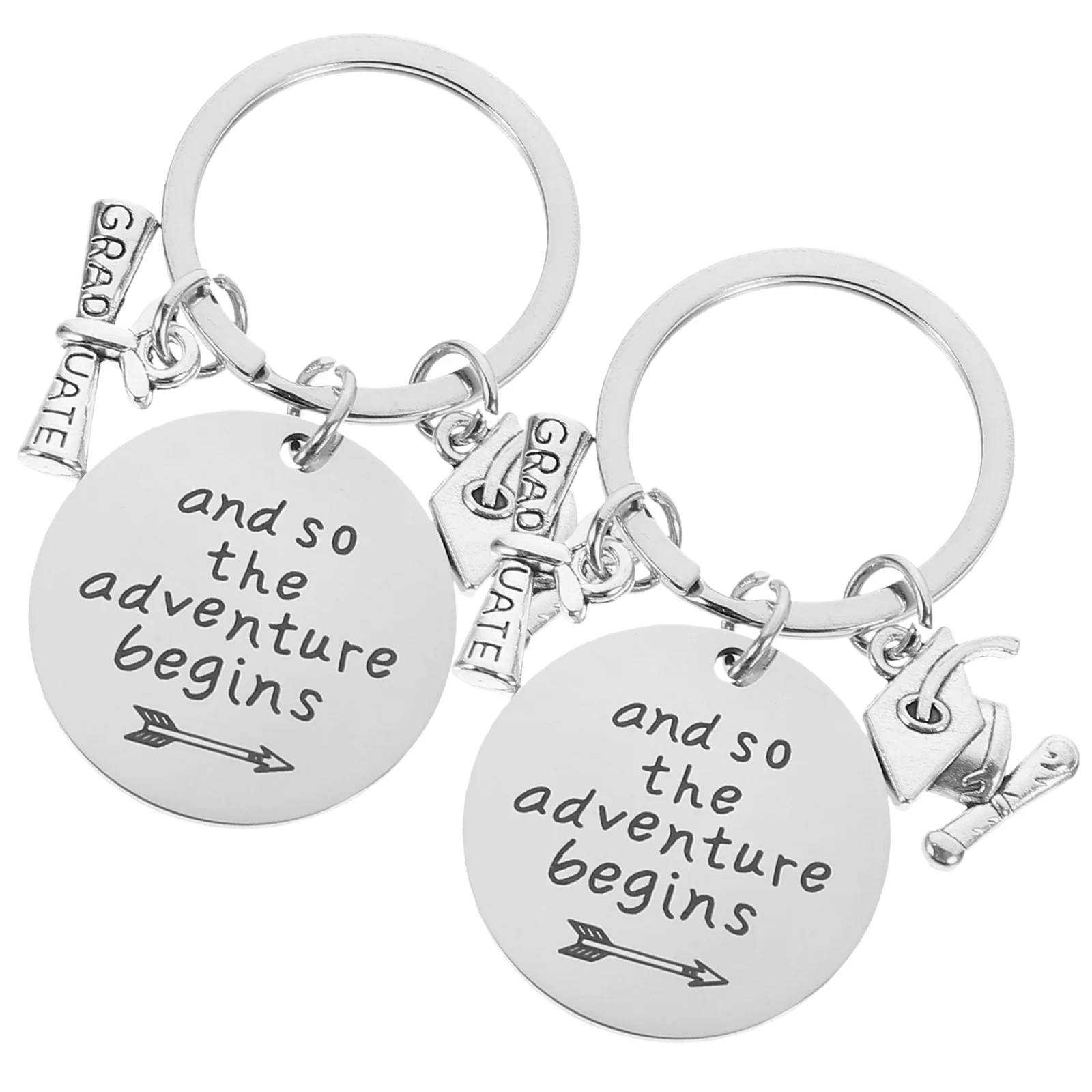 

2Pcs Women Keychain Gift Graduation Gifts Graduation 2023 Class Of 2023 Gifts for Graguation