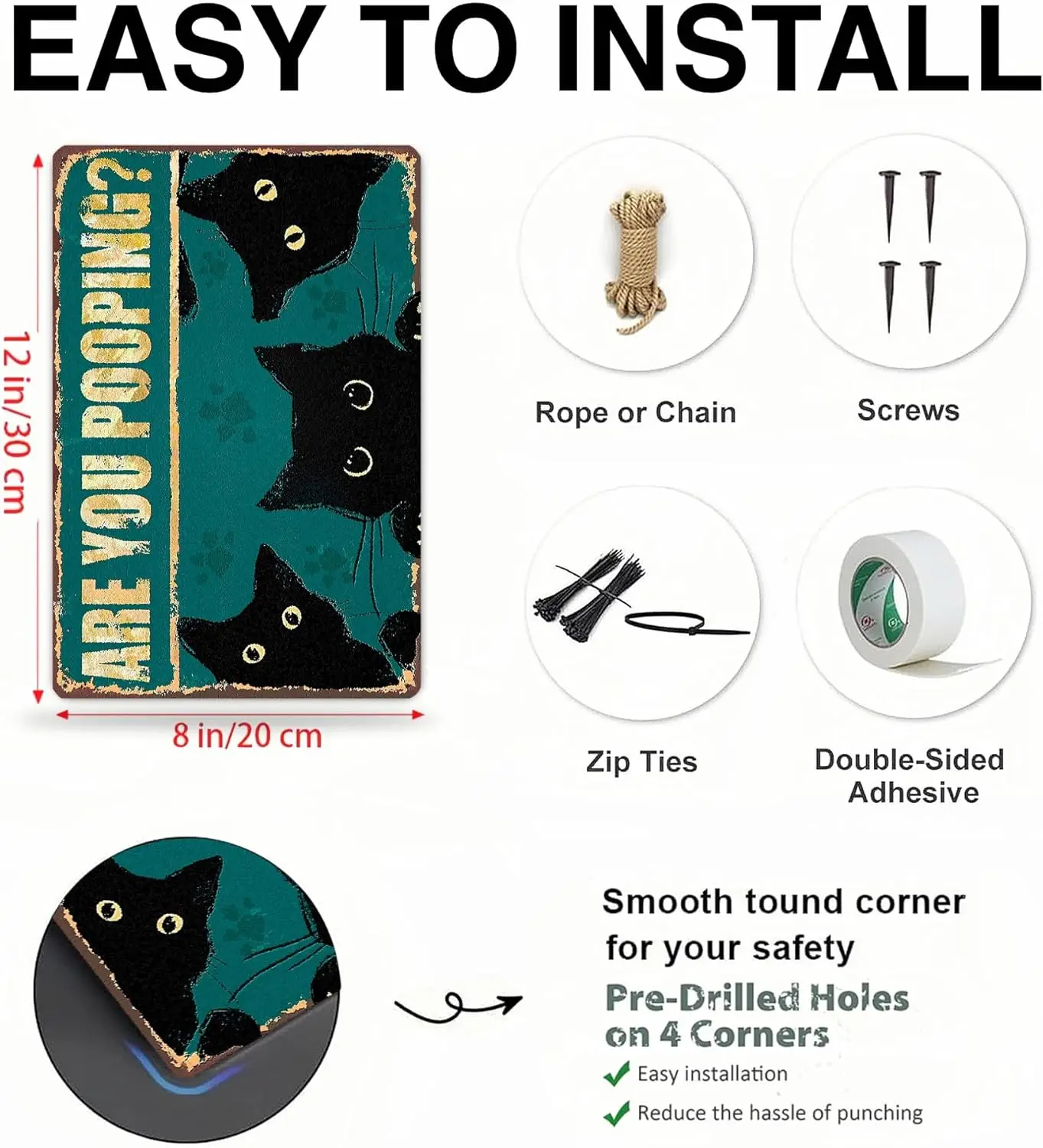 Украшение для комнаты отдыха винтажные плакаты Забавный декор ванной настенное