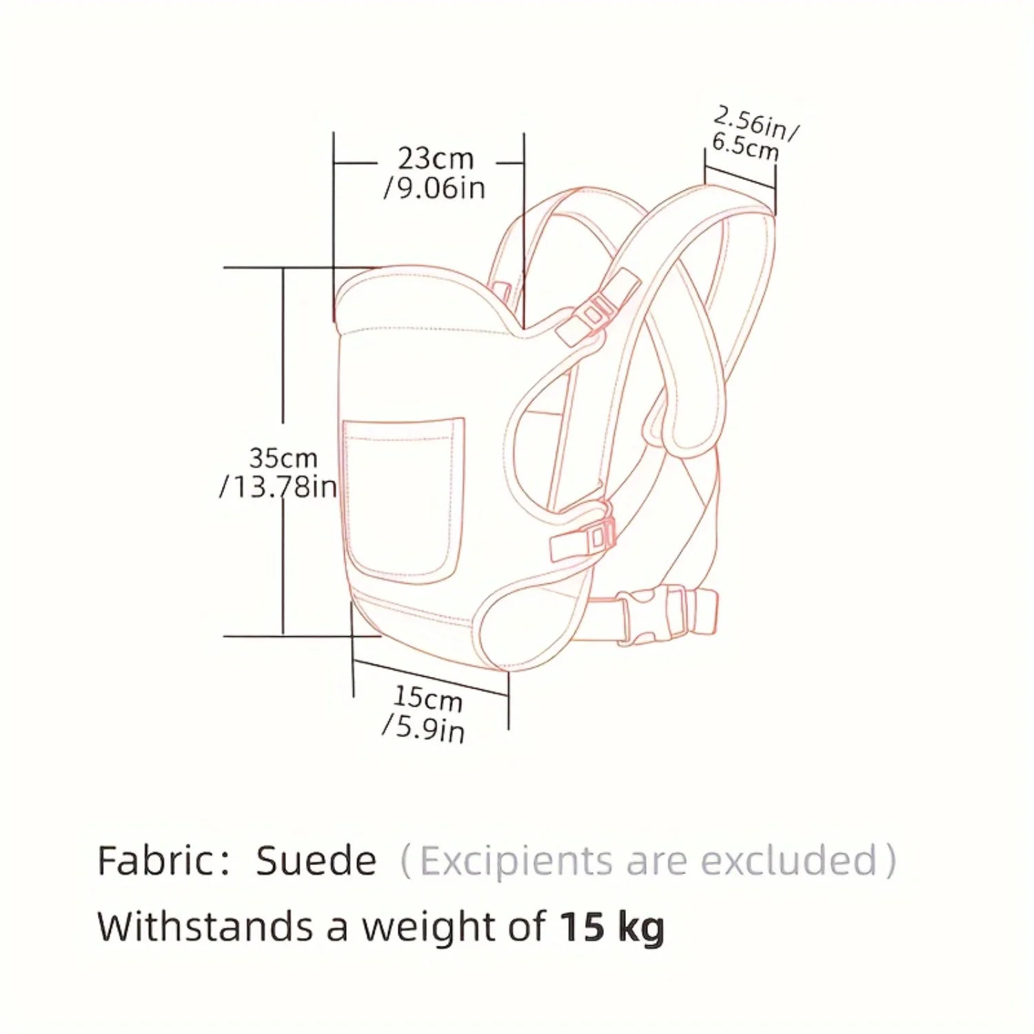 Эргономичная и универсальная переноска-кенгуру — удобный слинг из полиэстера