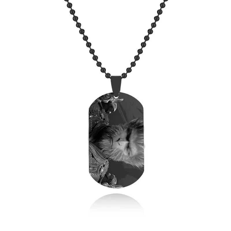 Черное ожерелье Wukong с мифом Новые Подвески мультяшным рисунком украшения ручной