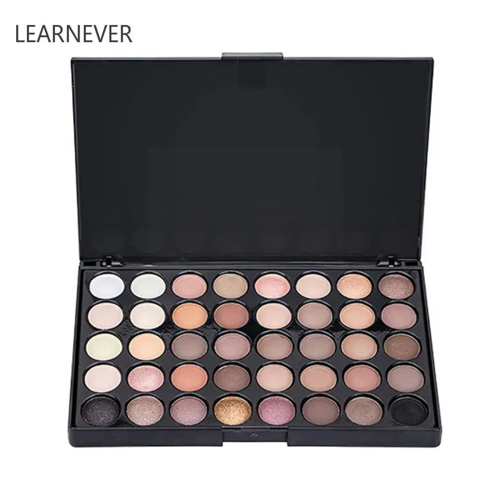 

Professional 40 Colors Eye Makeup Matte Glitter EyeShadow Gift Luminous Eye Primer Shimmer Women Eye Palette Shadow Diamond E2Q6