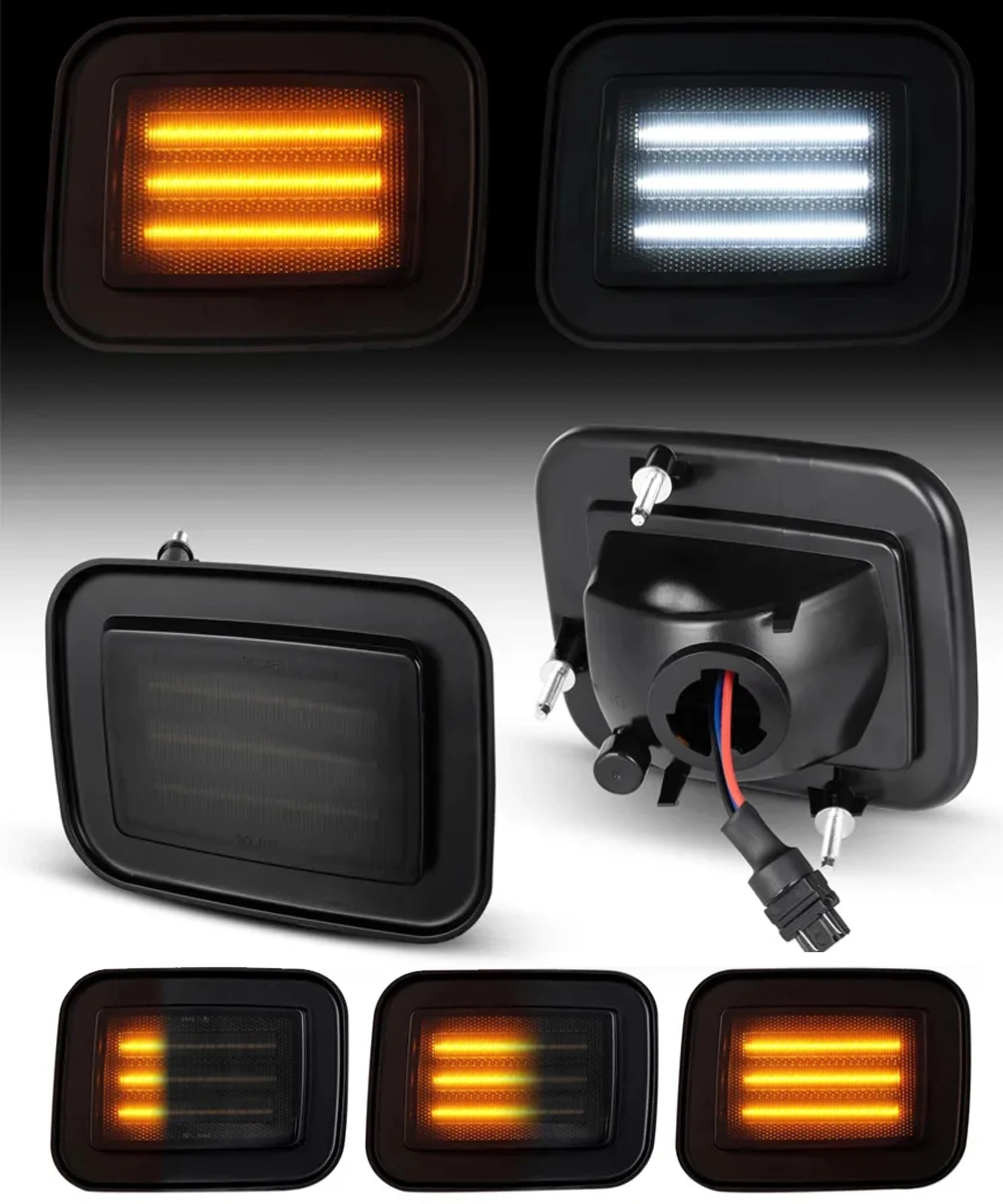 

2 шт., поворотники для переднего бампера Hummer H2 SUT 05-09 передний бампер хаммер h2