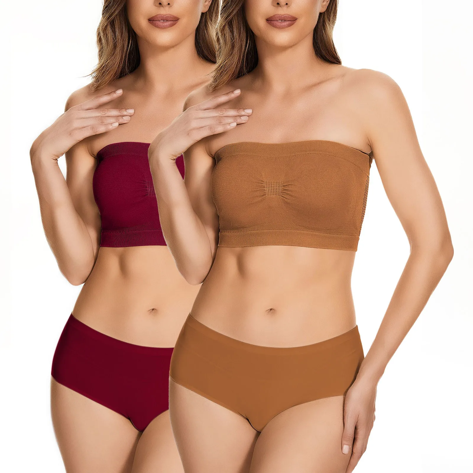 

Women'S Tube Top Bra Strapless Hot Girls Tops Wear Underwear Outside To Prevent Glitching Bra Without Straps Intimate Cueca