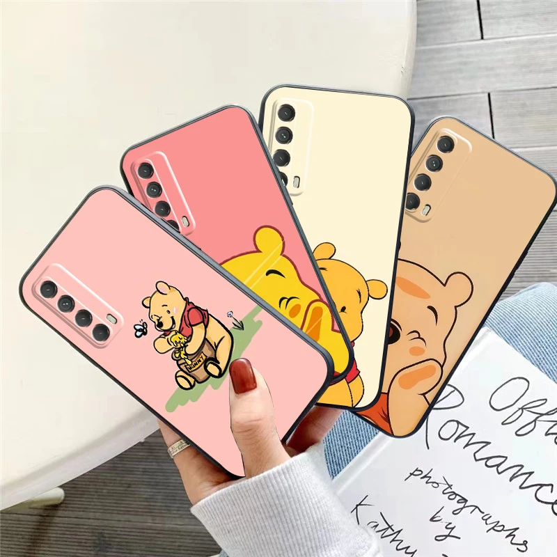 

Disney Winnie The Pooh Phone Case For Huawei Honor 10 V10 10i 10 Lite 20 V20 20i 20 Lite 30S 30 Lite Pro Funda Black