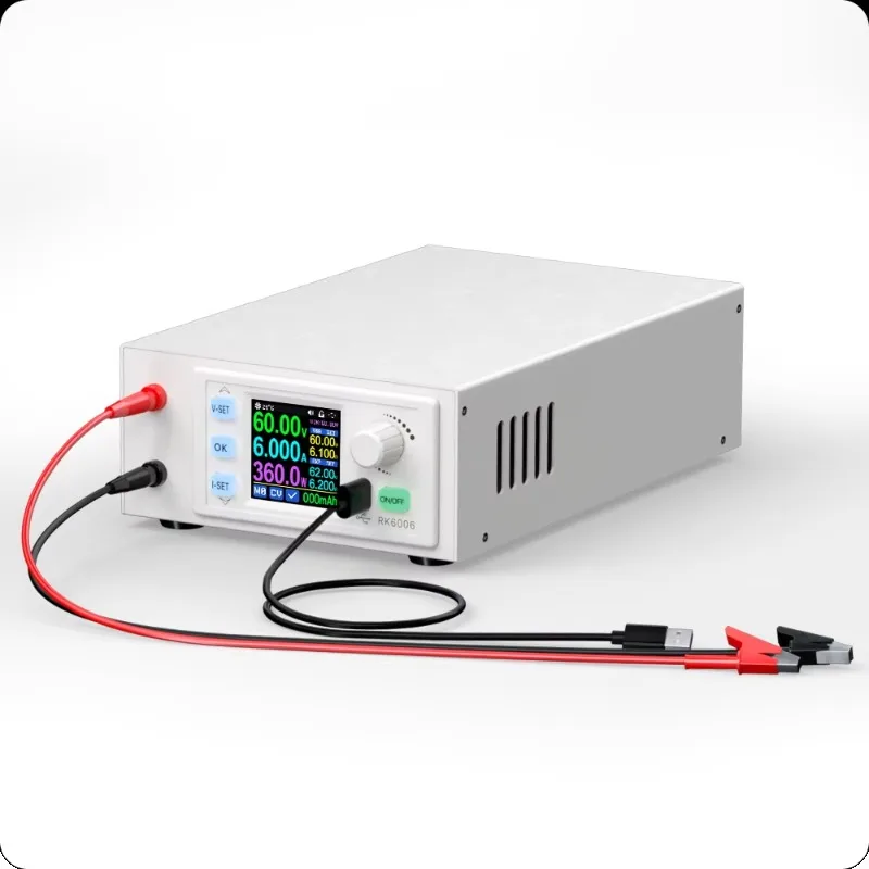 Фото RK6006-C Прецизионный импульсный регулятор напряжения AC-DC, лабораторный источник питания 0-60В 6А, цифровой стабилизатор для зарядки аккумуляторов, обслуживания и тестирования №1