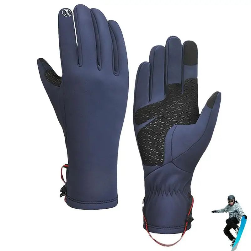 

Touchscreen Gloves Waterproof | Mountain Bike Gloves For Men And Women | Keep Warm Touch-Screen Gloves For Outdoor Cycling Runni