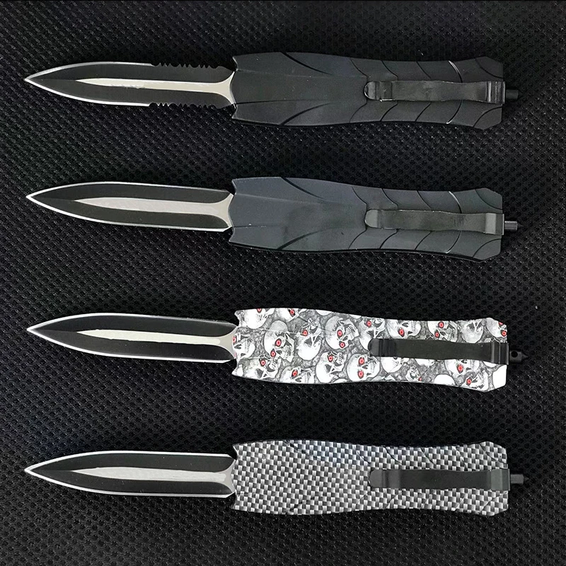 

Outdoor Pocket Tactical Knife Camping Hiking Lifesaving Backpack Military Knives Black Gray Safety-defend Portable EDC Tool