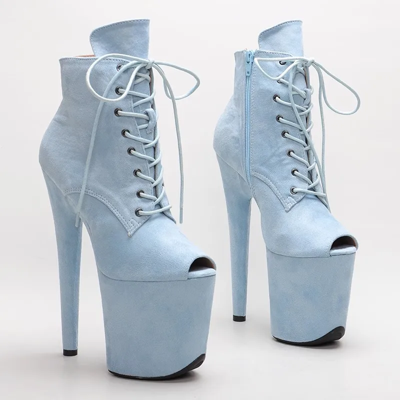 Женские замшевые ботильоны Auman Ale экзотические ботинки на платформе и высоком