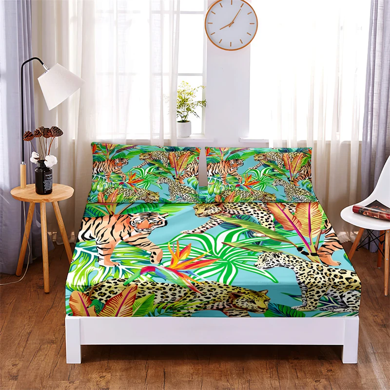 

3 шт., простыня с резинкой, из полиэстера