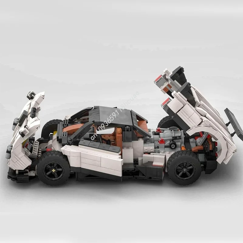 Фото Набор для сборки модели MOC Pagani Zonda Porscheed из 1458 деталей, конструктор, архитектурные блоки, креативная идея, кирпичики, рождественский подарок для детей №2