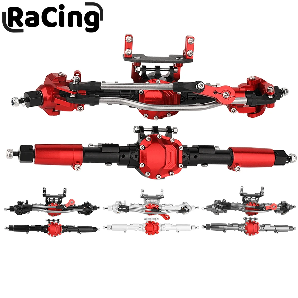 SCX10 II алюминиевый сплав CNC прямая передняя задняя ось 29T/8T для 1/10 RC Crawler Axial AR44 90047 90046
