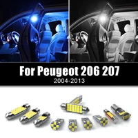 for peugeot 206 2004 2007 2008 207 2009 2010 2011 2012 2013 3pcs car led bulbs interior reading lamps trunk light accessories