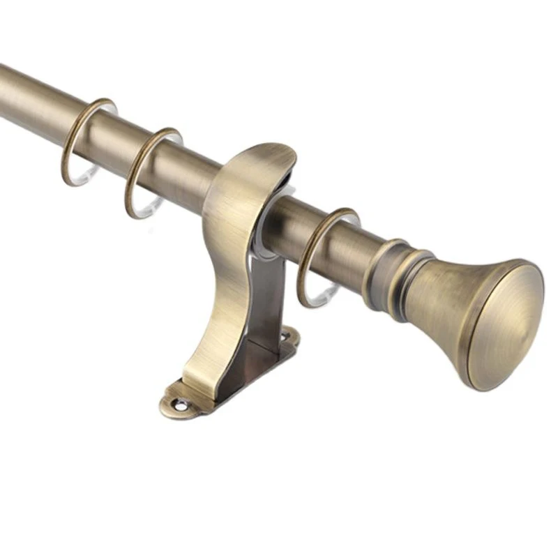 

Sungshida качественная латунь 28 мм (1-1/8 дюймов) диаметр одинарный карниз драпировочный стержень набор оборудования Znic квадратная отделка + метал...