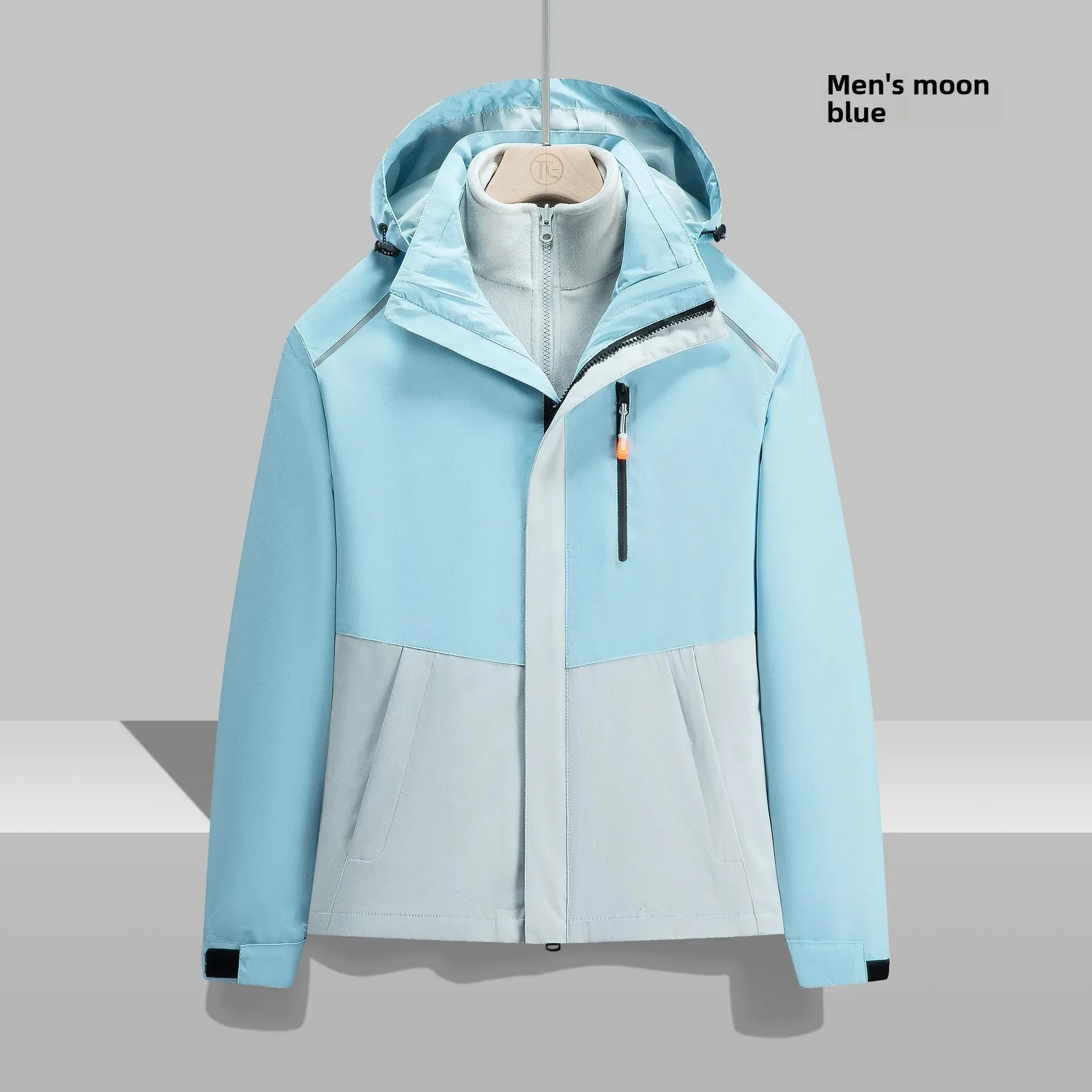 Новинка 2023 мужская водонепроницаемая куртка три в одном модная универсальная