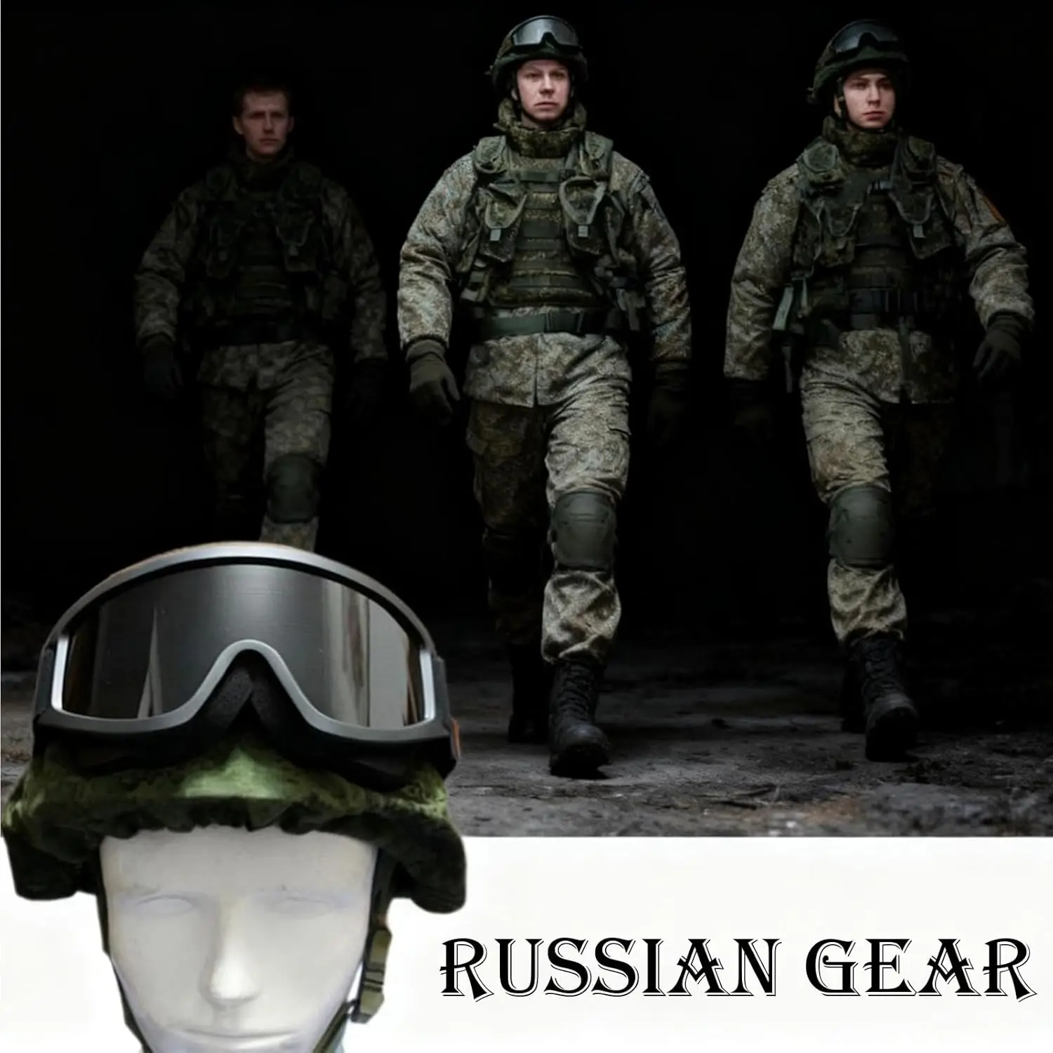 Фото Ratnik 6b47 комплект шлема с чехлом для шлема, очки, защитная броня для лица, тактическая защитная тяжелая броня для страйкбола, аксессуары, снаряжение №4