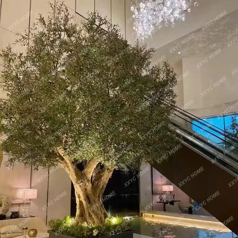 Искусственное растение большая Олива проект украшения искусственное дерево