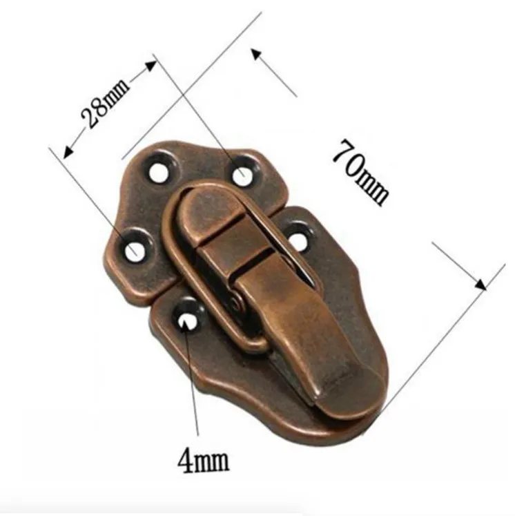 2 комплекта винтажная деревянная шкатулка для ювелирных изделий защелки ящиков