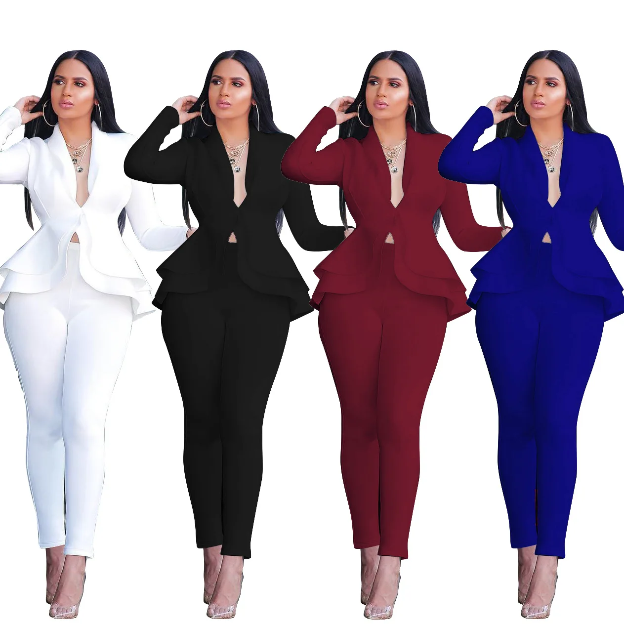 

2022 Spring Women Tracksuit Two Piece Set