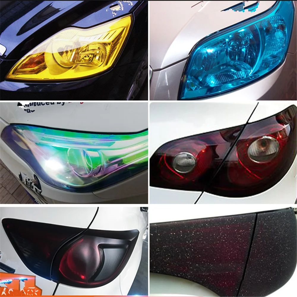 Car fog lamp tail color film light for KIA Sid Rio Soul Sportage Ceed Sorento Cerato K2 K3 K4 K5 | Automotive Interior Stickers