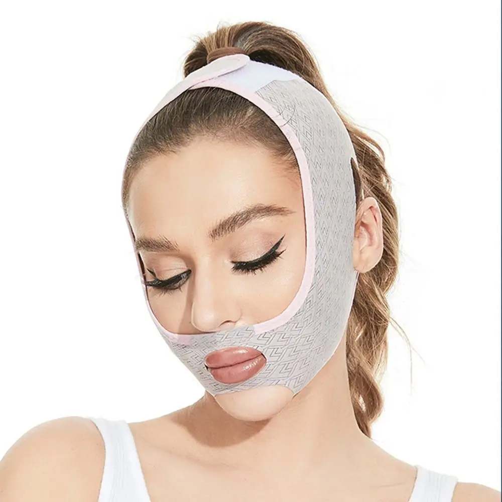 

Face Lift V Facial Slimming Bandage Chin Tape Reduce Double Chin Facial Anti-Wrinkle Massager Thin Belt Hot Sale