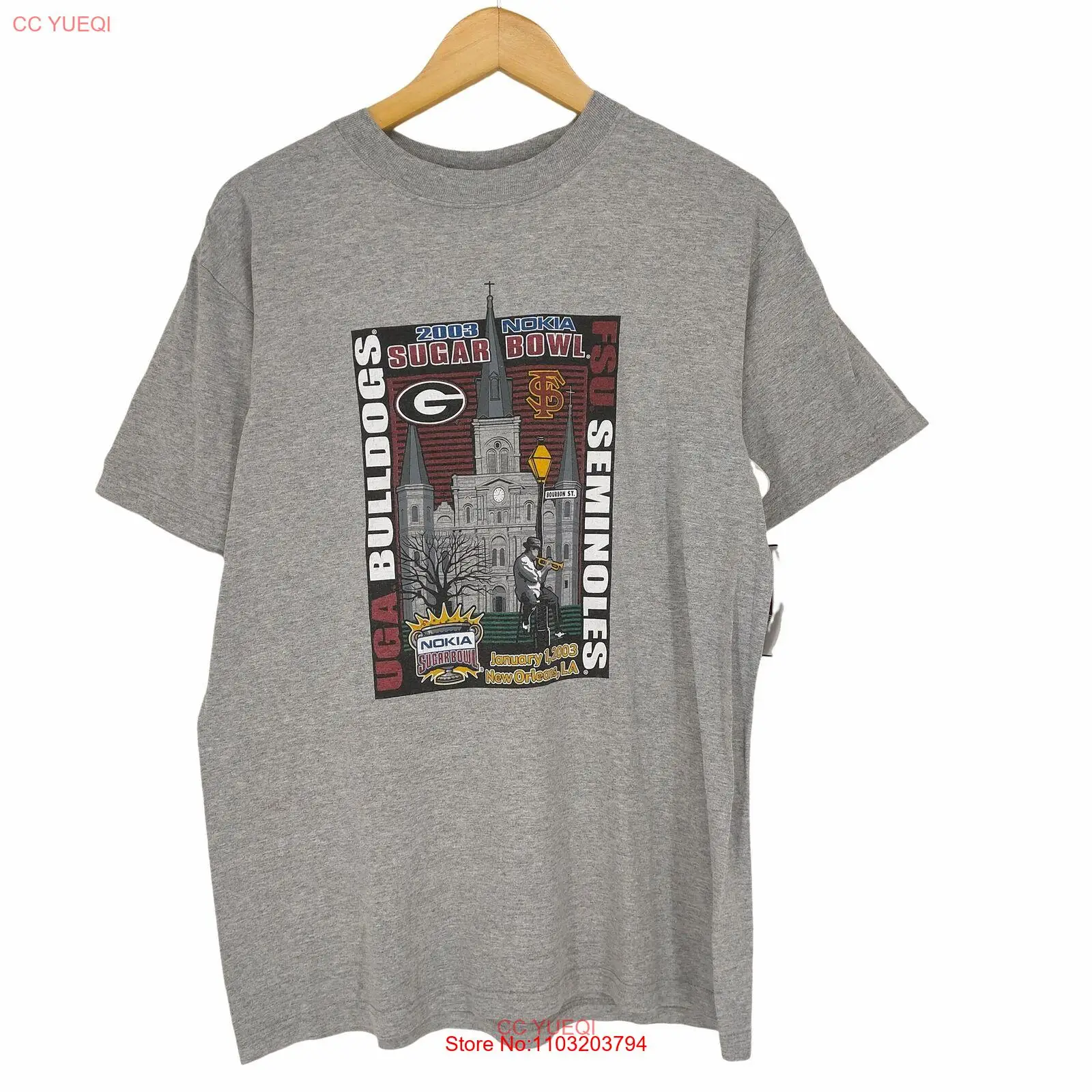 Мужская футболка с круглым вырезом Gear 2003 Noika Sugar Bowl Jpn M