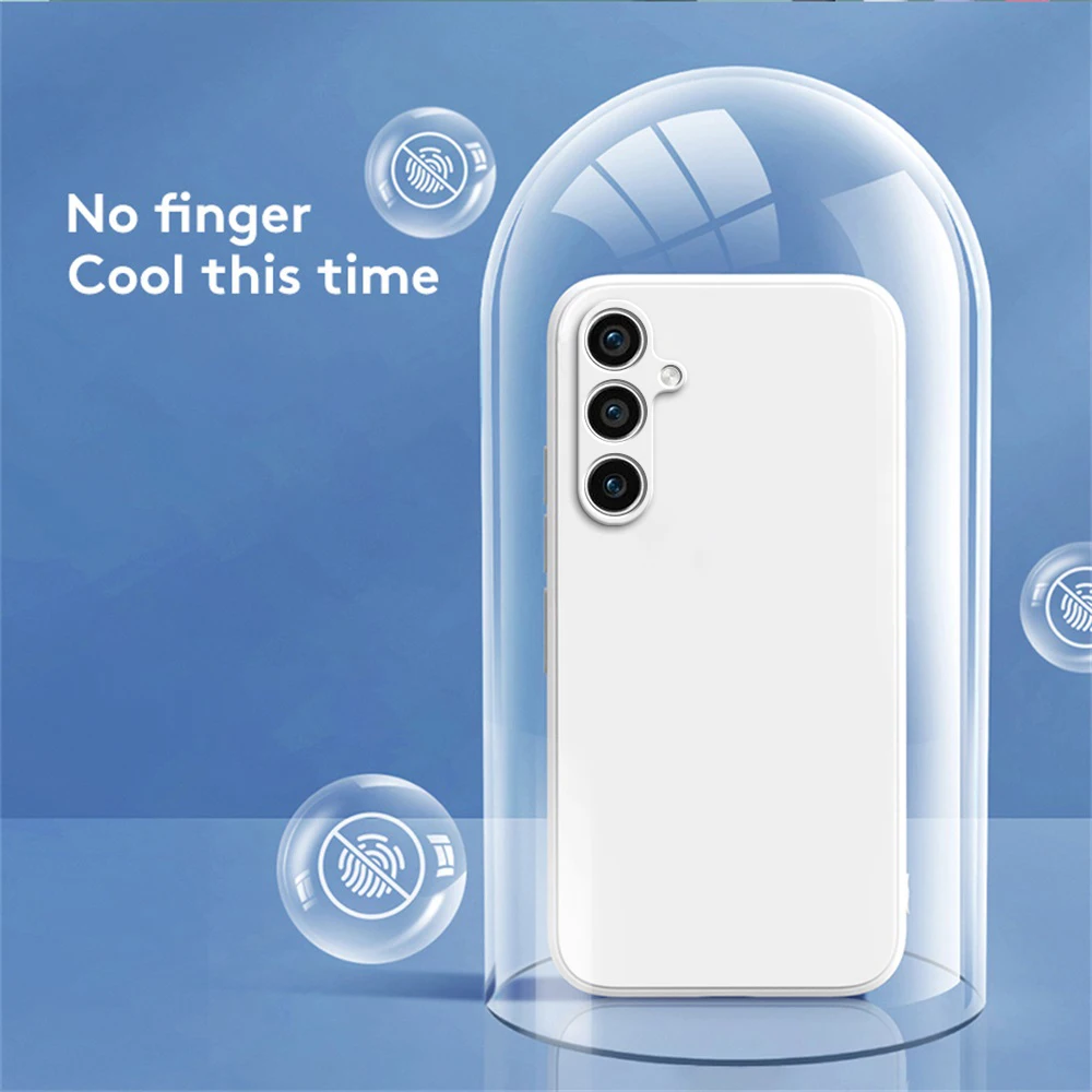 Простой чехол для телефона Samsung Galaxy S23 Plus Ultra FE Funda S23Plus S23Ultra S23FE 5G Мягкий