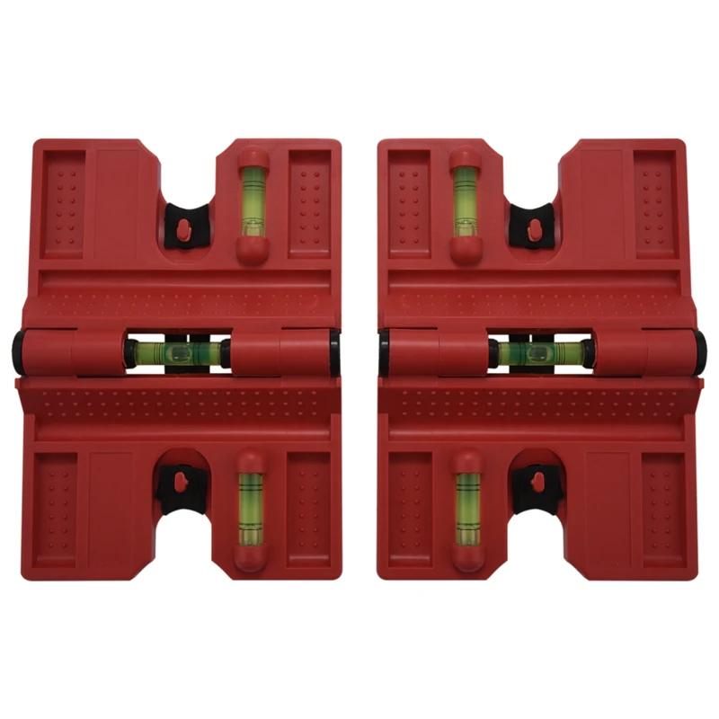 

Spirit Level,Magnetic Post Level Tool Folds For Storage,Cross Check Bubble Level(Pack Of 2)