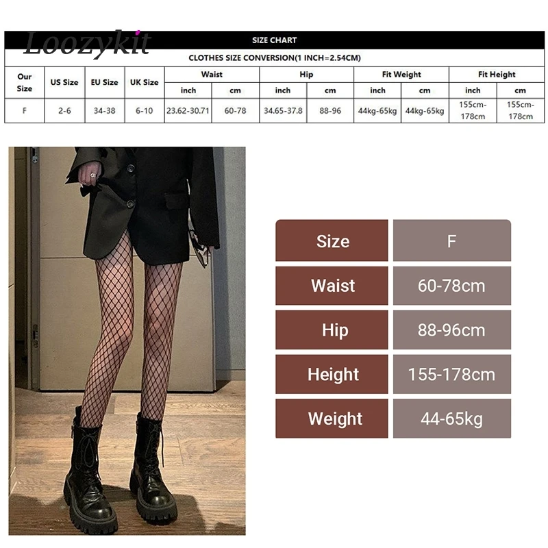Black White Sexy Women's Long Fishnet Body Stockings Fish Net Pantyhose Mesh Nylon Tights Lingerie Skin Thigh High Waist Hosiery