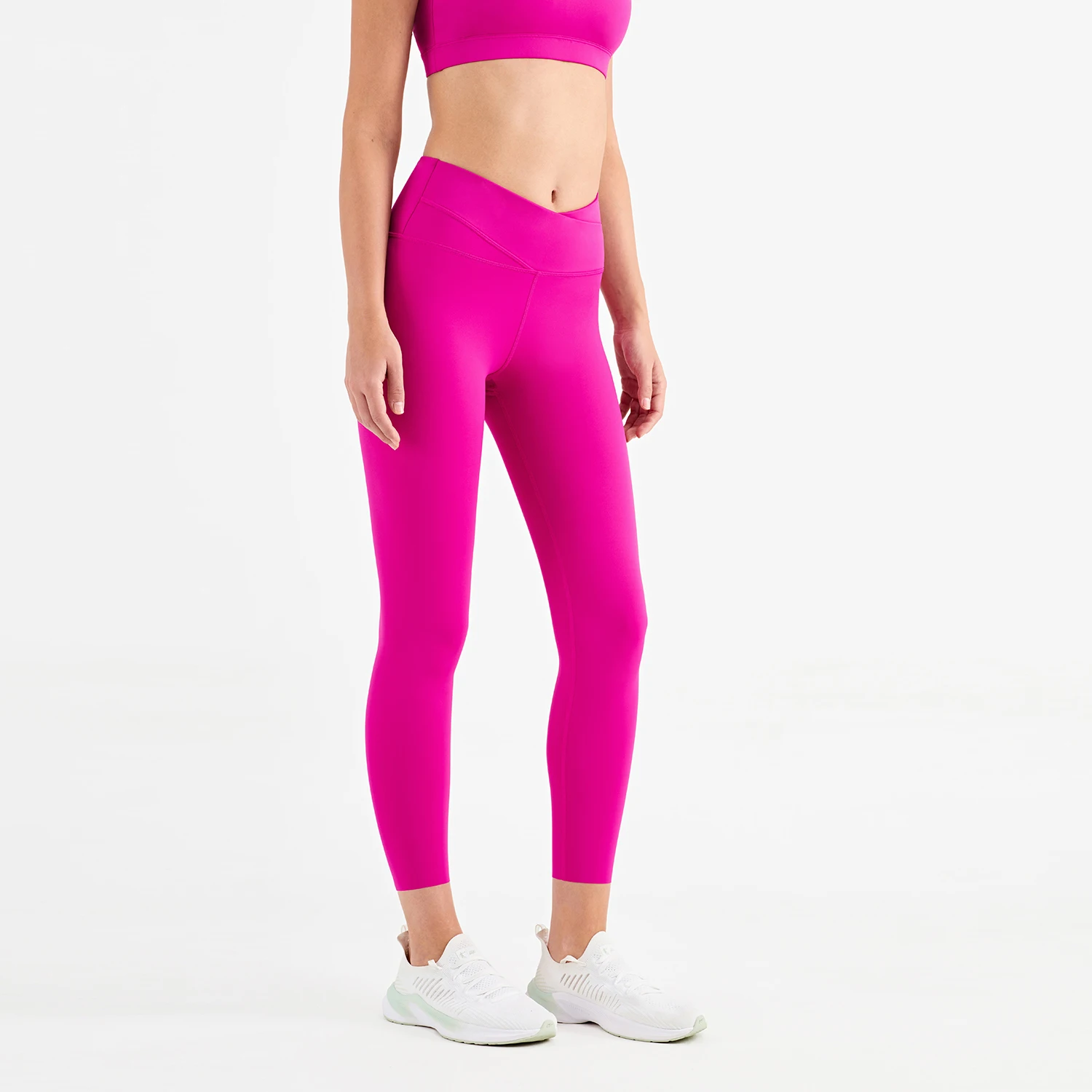 

Factory Overlapping High Rise Gym Leggings For Women Tummy Control Yoga Pant