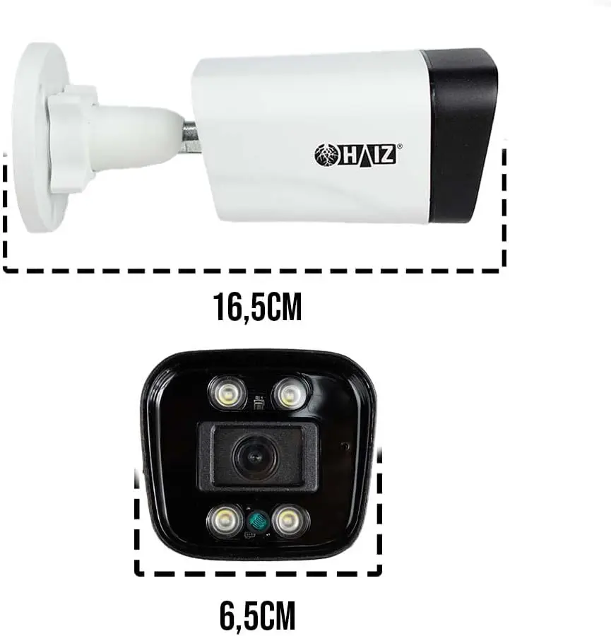 

2023 new Câmera de Segurança Residencial Poe 3mp Bullet 3.6mm Infra Ip66 HZ-BLTPOE-M2