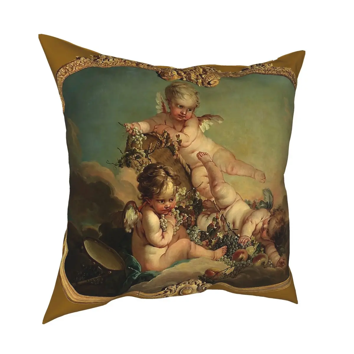 

Francois Boucher Allegory Of Autumn Pillow Cover Home Decorative Cushions Throw Pillow for Living Room Printing pillowcase