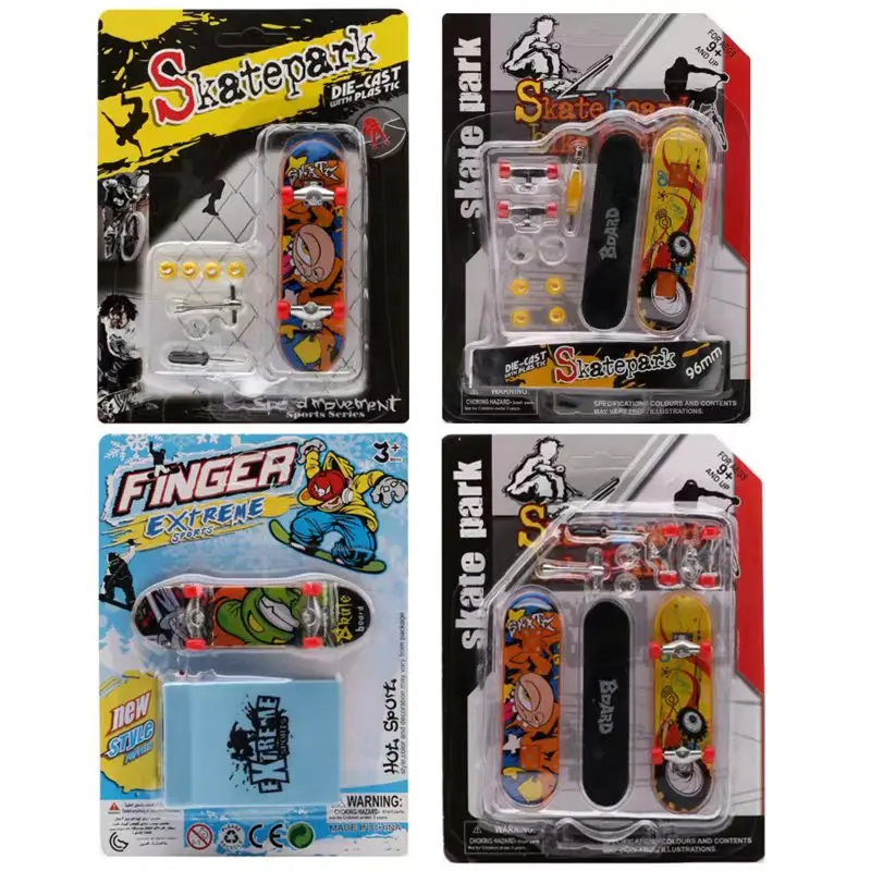 2023 FingerBoard Finger Scooter Mini Finger Boards With Retail Box Skate Trucks Finger Skateboard for Kid Toys Children Gift