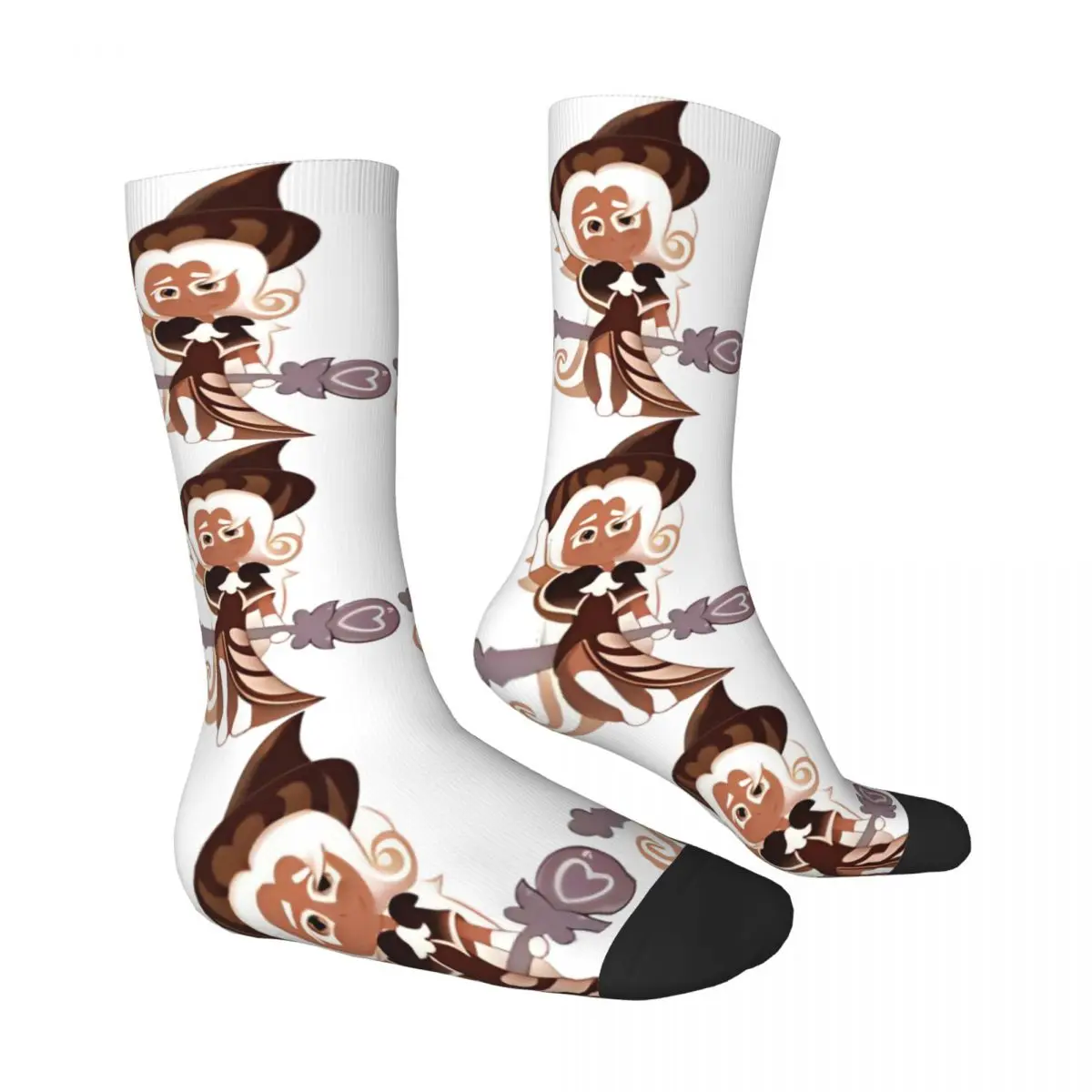 Летние носки с печеньем и надписью Kingdom повседневные мужские средней длины