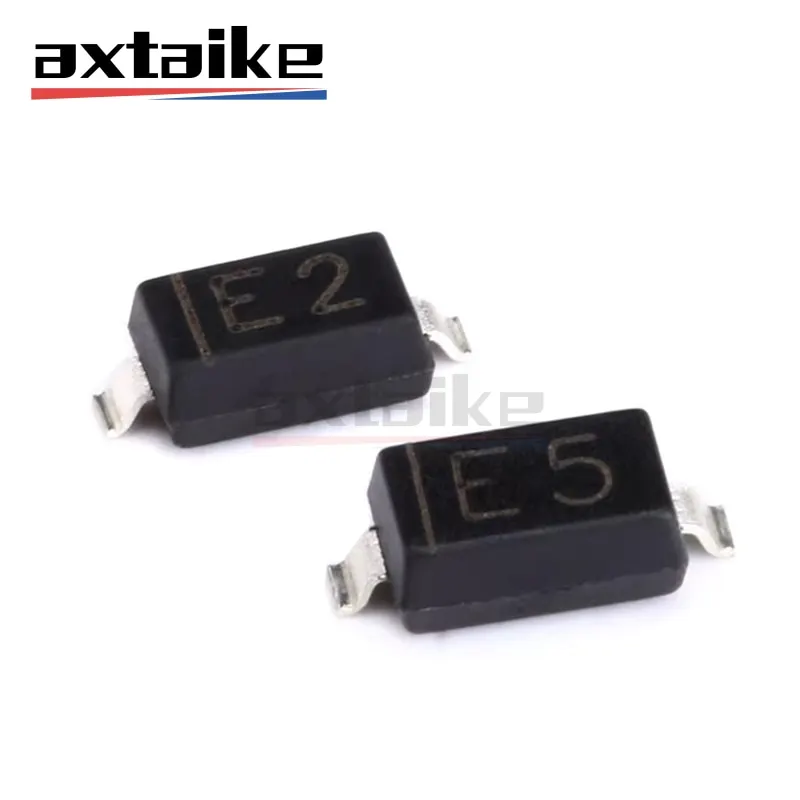 

100PCS 5V1 5V6 6V2 6V8 MMSZ5231B E1 5.1V MMSZ5232B E2 5.6V MMSZ5234B E4 6.2V MMSZ5235B E5 6.8V T1G 350mW SOD-123 SMD Zener Diode