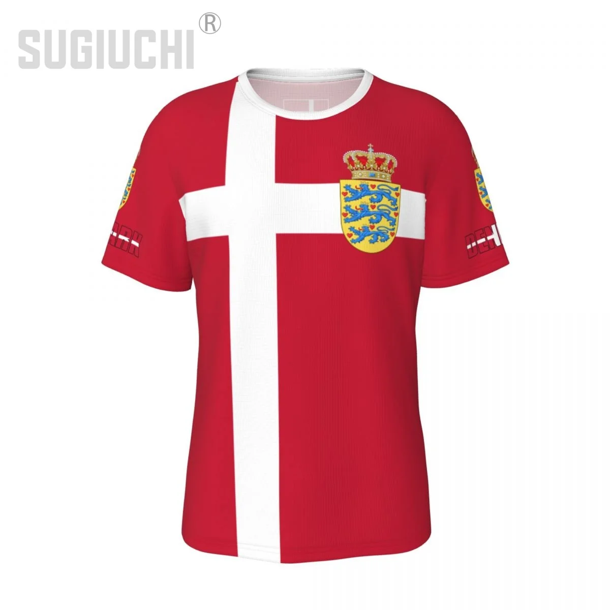 Футболка унисекс Дания флаг даты футболки Джерси для мужчин женщин футбол