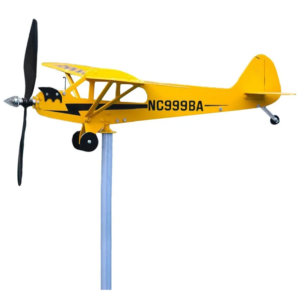 

Outdoor Patio Signs Weather Vane Vanes Sheds Yard Decor Decorative Weathervane Airplane Wind Spinner
