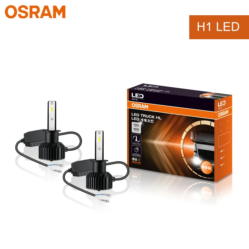 

OSRAM TRUCK Pro LED HL H7 H4 H1 24V Фара грузовика 45 Вт 6500 К Супер яркий белый свет Высокая мощность Авто оригинальные лампы, пара