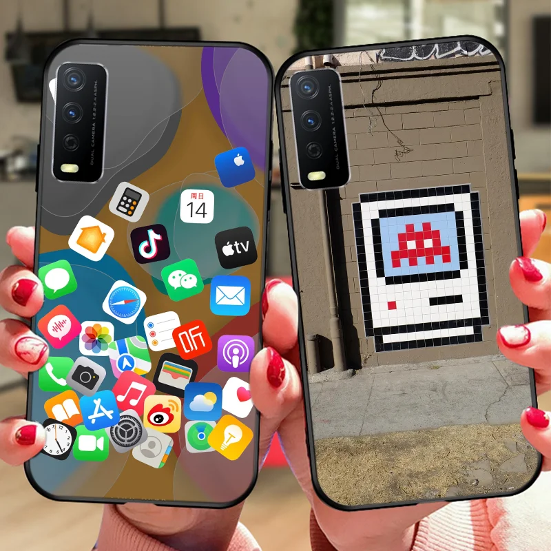 

Creative feature graffiti Phone case for Huawei NOVA 8 8se 7 7i 7se 6 5 5i 5t 4 3 2 pro black Silicone luxury case