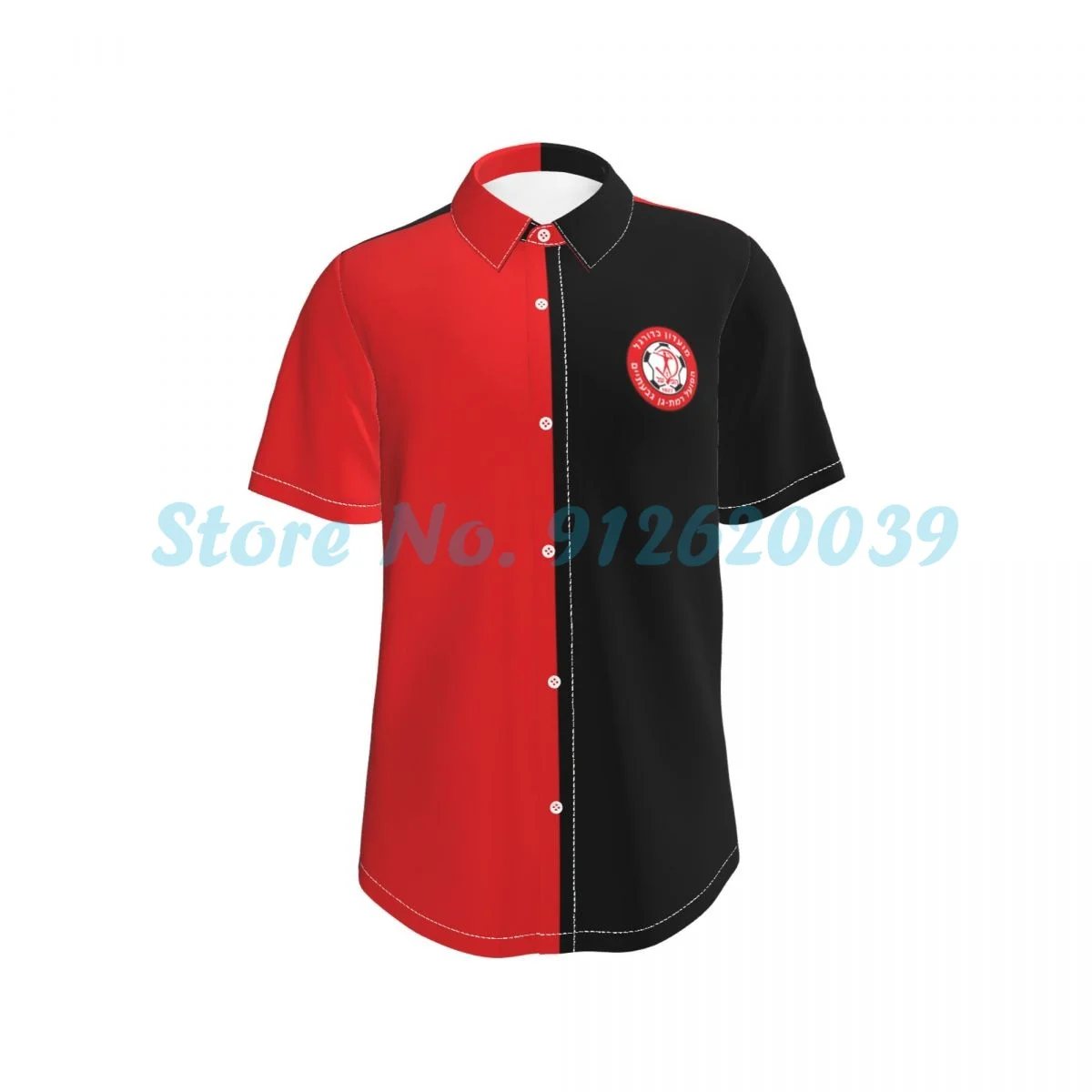 

Israel Hapoel Ramat Gan Givatayim Fc Men's Slim-Fit Short Sleeve Classic Shirt Printed T-Shirt